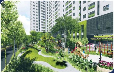 Lavender Garden 176 Định Công - Khuôn viên xanh hòa mình vào thiên nhiên